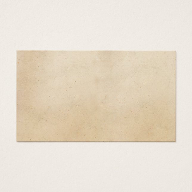  papier Antiek Sjabloon voor perkament blanco Visitekaartjes (Voorkant)