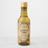 Papier antique Étiquette style apothecaire (Devant)