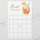 Papier Aperol Spritz Brive jeu de bingo (Devant)