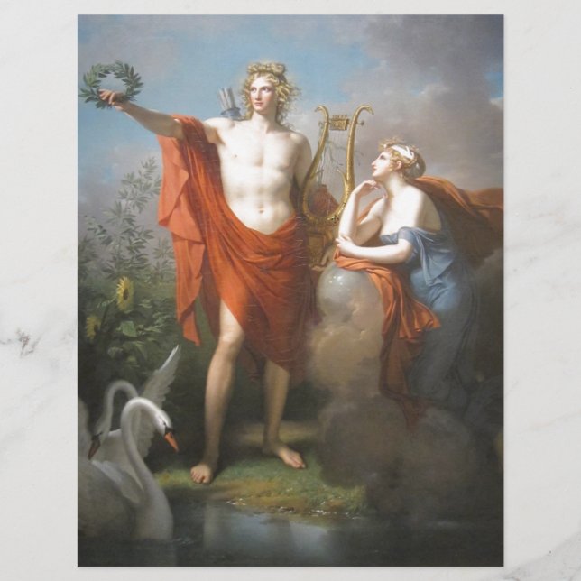 Papier apollo & muses (Devant)