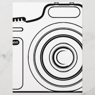 Papier Appareil photo noir et blanc