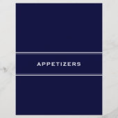 Papier Application de division de recettes Appetits Bleu (Dos)