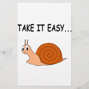 Papier Apportez-le facilement mignon escargot de dessin