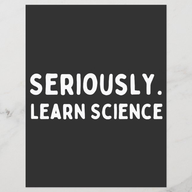 Papier Apprendre la science (Devant)
