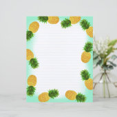 Papier Aqua à ananas (Debout devant)