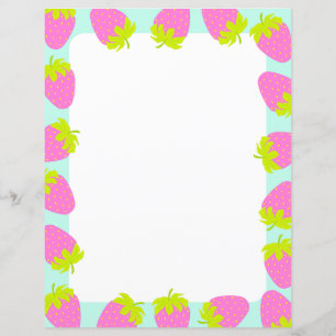 Papier Aqua aux fraises