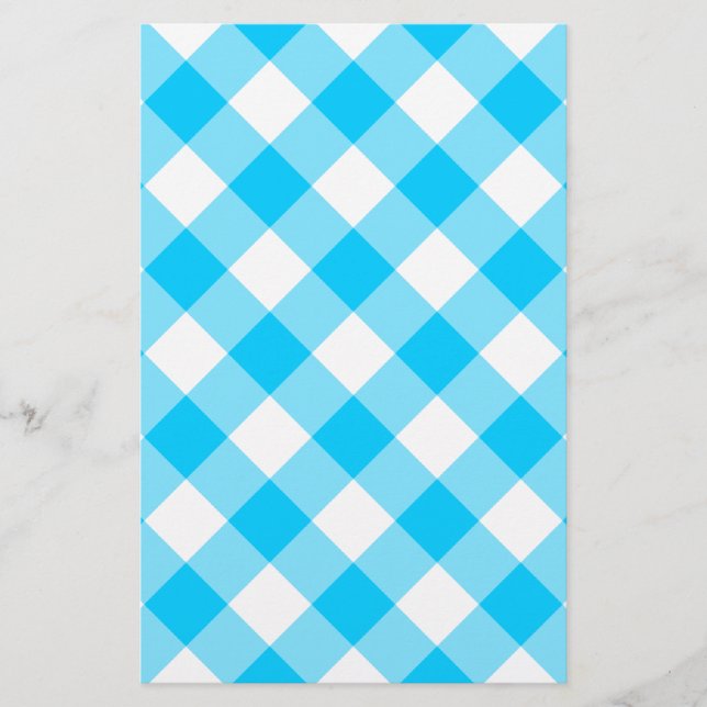Papier Aqua En vichy Motif (Devant)