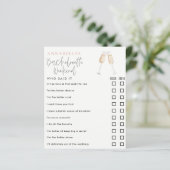 Papier aquarelle bachelorette qui a dit le jeu (Debout devant)