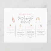 Papier Aquarelle Bachelorette week-end (Devant)