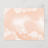 Papier Aquarelle bleu budget géométrique 21e anniversaire (Dos)