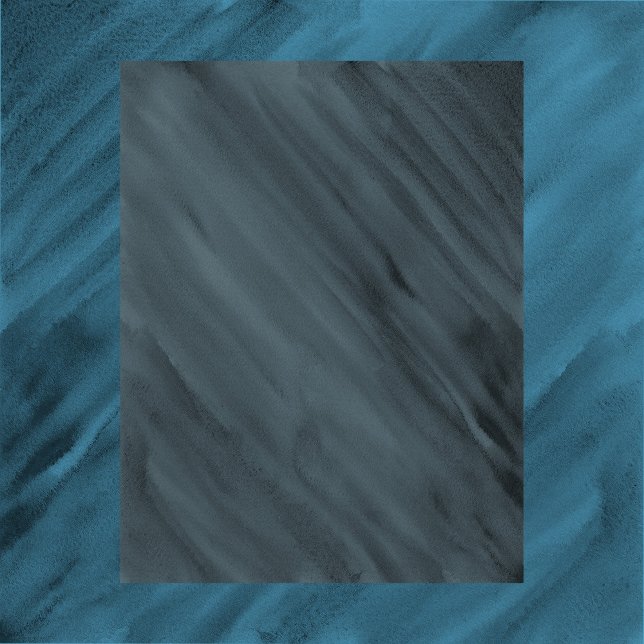 Papier Aquarelle bleu gris rayures peintes (Créateur téléchargé)