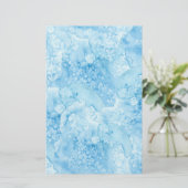 Papier Aquarelle bleu Sea Life Artisan Soap Wrap (Debout devant)