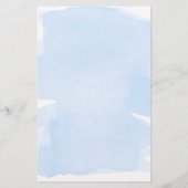 Papier Aquarelle bleue Or connaître le jeu Maman-to-be (Dos)