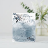 Papier Aquarelle bleue Winterberry (Debout devant)