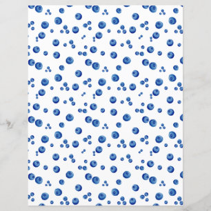Papier Aquarelle Blueberry blanc