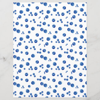 Papier Aquarelle Blueberry blanc
