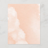 Papier Aquarelle Blush Budget & Fête Cactus Anniversaire (Dos)