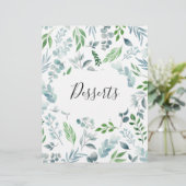 Papier Aquarelle Botanique Recette Classeur Divider d'ong (Debout devant)