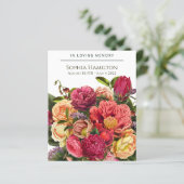 Papier Aquarelle brillante personnalisée Budget funéraire (Debout devant)