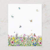 Papier Aquarelle Budget Couples Floral Douche (Dos)