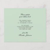 Papier Aquarelle Budget Palm Trees Déplacement Faire-part (Dos)