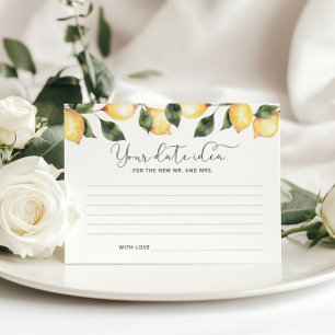 Papier Aquarelle citron Date nuit idée. Confiture à dater