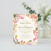 Papier Aquarelle couleur budget Couples Floral Douche (Debout devant)