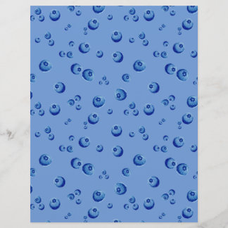 Papier Aquarelle de bleuet