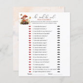 Papier Aquarelle de champignon Whimsical Il dit qu'elle a (Devant / Derrière)