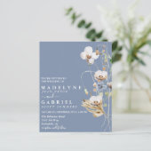 Papier Aquarelle de fleur sauvage de champ (Debout devant)