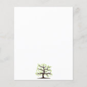 Papier Aquarelle de l'arbre généalogique de la famille de (Dos)