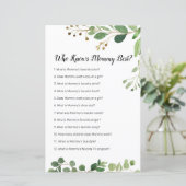 Papier Aquarelle de verdure florale qui connaît maman le (Debout devant)