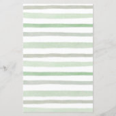 Papier Aquarelle de verdure Florale Trouvez le jeu Invité (Dos)