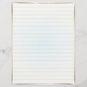 Papier Aquarelle Écriture Écrite (Devant)