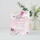 Papier Aquarelle Élégante Et Abordable Fleurs Roses (Debout devant)