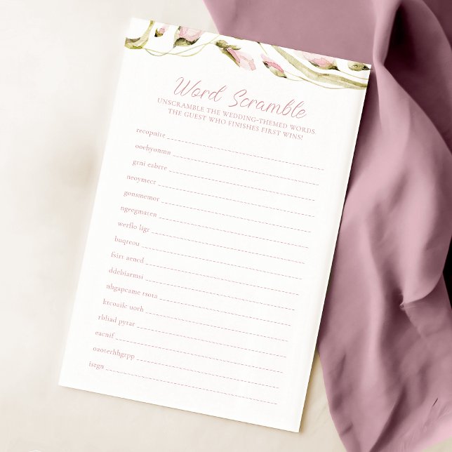 Papier Aquarelle florale Mot d'éclair (Créateur téléchargé)