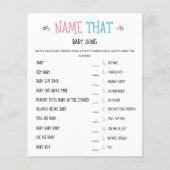 Papier Aquarelle Genre Révéler Nom Que Bébé Chanson Jeu (Devant)