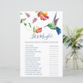 Papier Aquarelle Humminbird Let's Mingle ! Jeu (Debout devant)