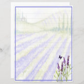 Papier Aquarelle lavande (Devant / Derrière)