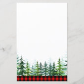 Papier Aquarelle Lumberjack Voeux pour Baby Game (Dos)