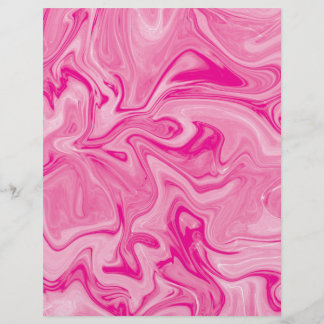 Papier aquarelle marbre rose 21,59 cm x 27,94 cm