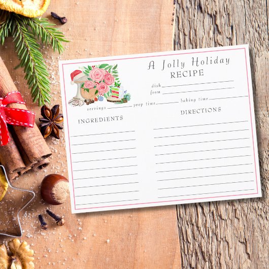 Papier Aquarelle Mélange Noël Avec Desserts De Vacances