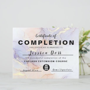 Papier Aquarelle moderne élégante Vert et Or