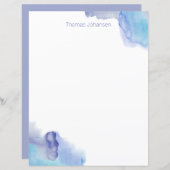 Papier Aquarelle moderne professionnelle Stations personn (Devant / Derrière)