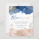 Papier Aquarelle Or Splash Genre Reveillez Invitation (Devant)
