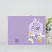 Papier Aquarelle Printemps Écriture Florale Bulletin de l (Debout devant)