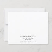 Papier Aquarelle rose Bleu Genre Reveillez Invitation (Dos)