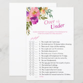 Papier Aquarelle rose Floral Au-Dessus Ou Sous Le Jeu De  (Devant / Derrière)