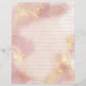 Papier Aquarelle rose paradisiaque (Devant)