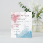 Papier Aquarelle Sexe Reveillez Party Devinez Le Prix (Debout devant)